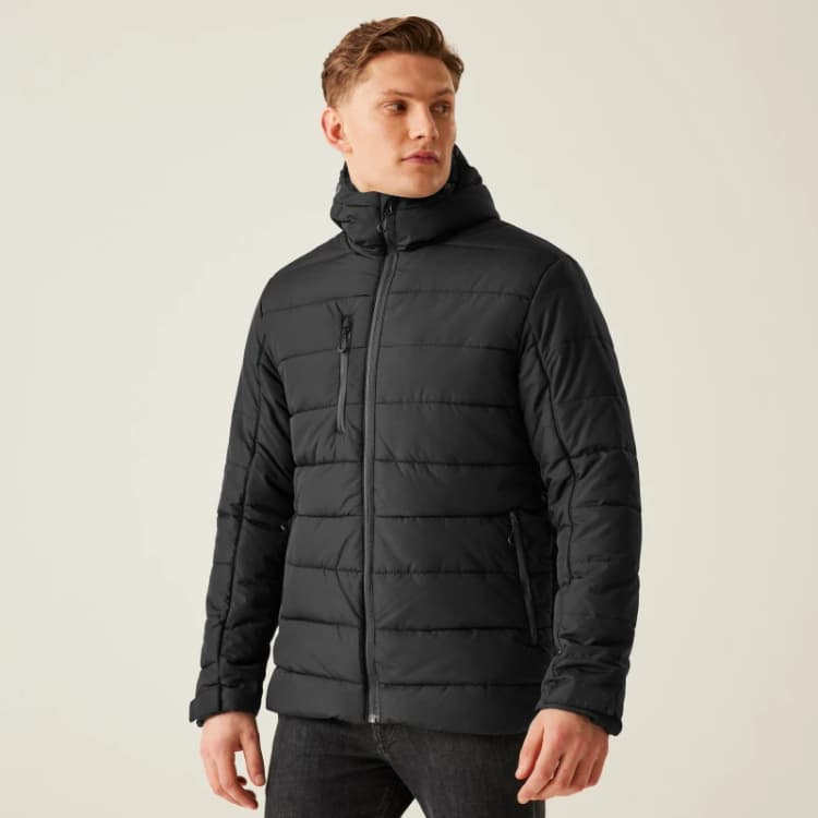 Image of Regatta Regatta Men 'Navigate' Thermal Jacket in Black Size: Small Black S Male 5063019154954