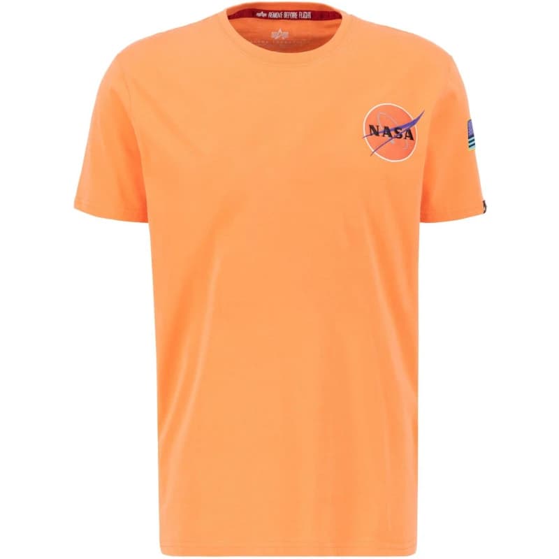 Image of Alpha Industries SPACE SHUTTLE T - Orange Orange S