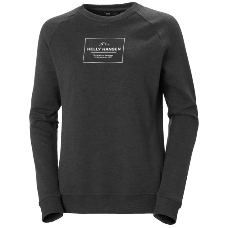 Image of Womens cotton sweater Helly Hansen F2F organic Noir Female XL
