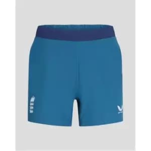 Image of Castore England Cricket Woven Shorts Womens - Blue