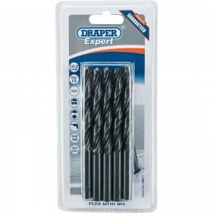 Image of Draper Expert HSS Drill Bit 10mm Pack of 10