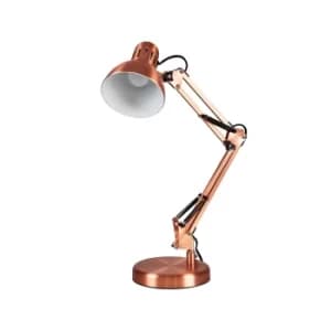 Image of Monda Brushed Copper Adjustable Table Lamp