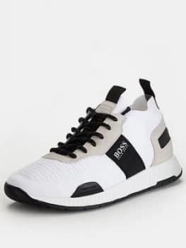 Image of Hugo Boss Titanium Knit Runner Trainers Size 11 Men