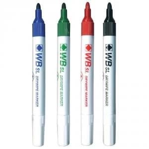 Image of Value Drywipe Bullet Fine Astd Pack of 4