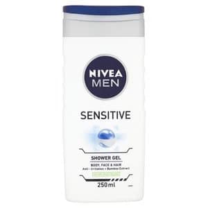 Image of Nivea For Men Sensitive Shower Gel 250ml