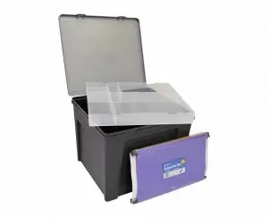 Image of Wham Office Box with Suspension Files Graphite