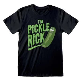 Image of Rick And Morty - Im Pickle Rick Unisex Medium T-Shirt - Black