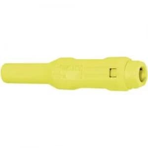 Image of Jack socket Socket straight Pin diameter 2mm Yellow Staeubli
