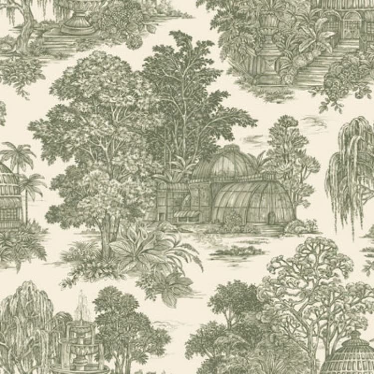 Image of Holden Decor Osterley Green Wallpaper, Green 13950