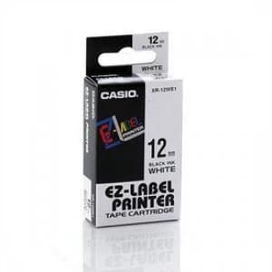 Image of Casio XR-12WE Black on White