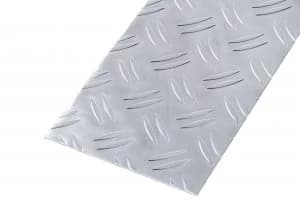Image of Wickes Metal Sheet Aluminium Checkerplate 120 x 1000mm