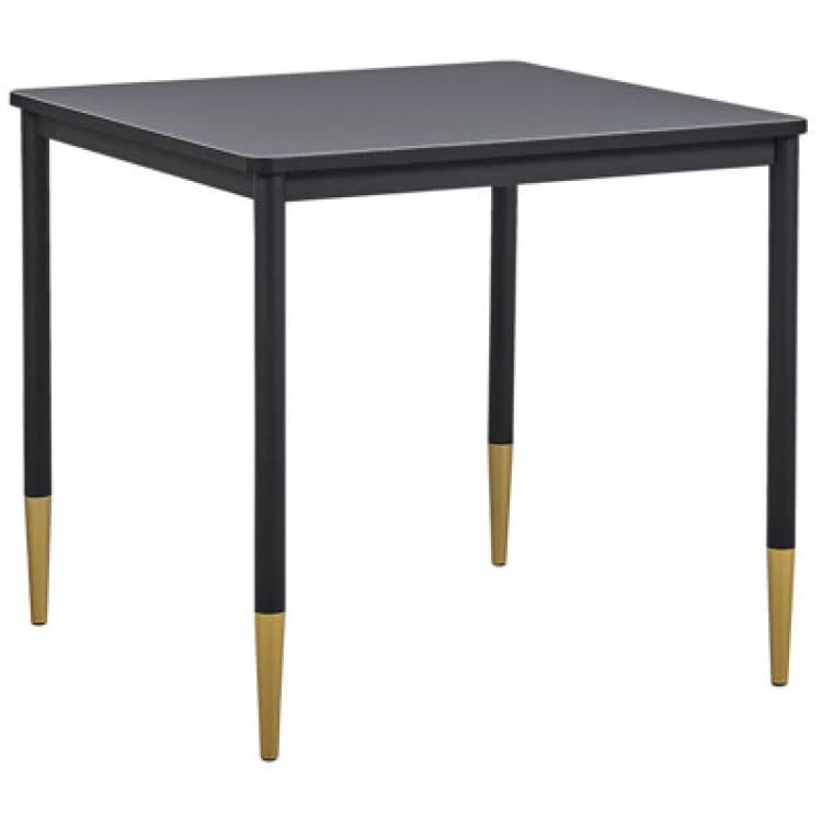 Image of Beliani Dining Table Shalford Black 80 Cm 80 Cm