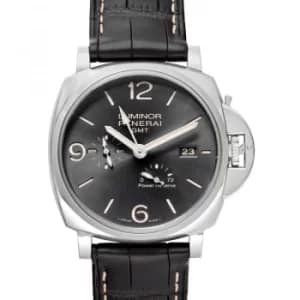 Image of Luminor Due GMT Power Reserve Automatic Grey Dial 45mm Mens Watch