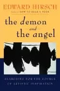 Image of demon and the angel searching for the source of artistic inspiration