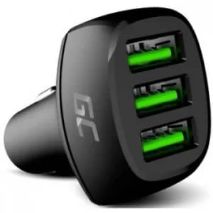 Image of Green Cell PowerRide CADGC01 USB charger Car, HGV Max. output current 2400 mA 3 x USB