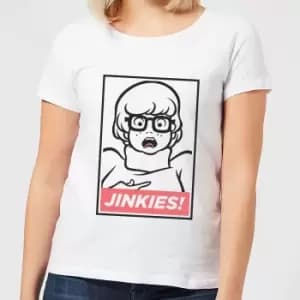 Image of Scooby Doo Jinkies! Womens T-Shirt - White - L