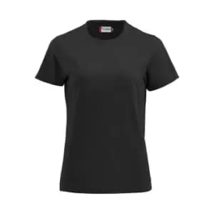 Image of Clique Womens/Ladies Premium T-Shirt (XXL) (Black)