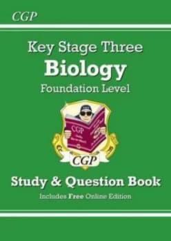Image of Ks3 Biology Study and Question Book with Online Edition - Foundation Hardback