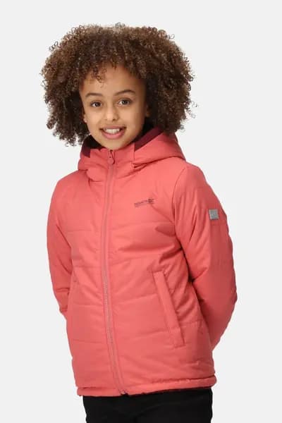 Image of Regatta Girls Kyrell Reversible Borg Jacket 9-10 Years - Chest 69-73cm (Height 135-140cm)