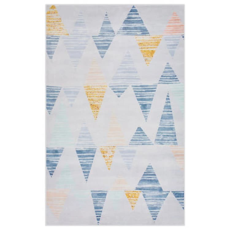 Image of Beliani Rug Yayla Grey 140 X 200 Cm