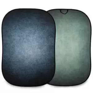 Image of Manfrotto Vintage Collapsible Reversible Background 1.5 x 2.1m - Ink / Sage