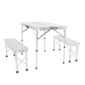 Image of Charles Bentley ODYSSEY 4 Seater Bench Dining Set