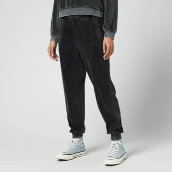 Image of Calvin Klein Jeans Womens Wash Velvet Pants - CK Black - L