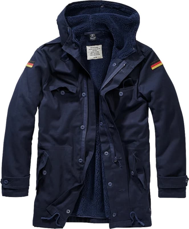 Image of Brandit BW Parka Flag Jacket, Size S