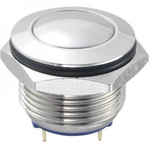 Image of TRU COMPONENTS GQ16B 10JN Tamper proof pushbutton 48 Vdc 2 A 1 x OffOn IP65 momentary