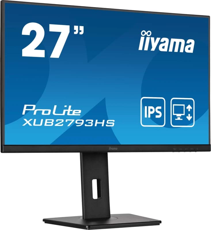 Image of iiyama Prolite XUB2793HS-B7 27" IPS Full HD 100Hz Height Adjustable Monitor with Speakers XUB2793HS-B7
