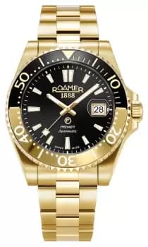 Image of Roamer 986983 48 85 20 Premier Automatic (42mm) Black Dial Watch