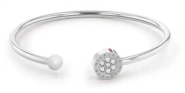 Image of Tommy Hilfiger 2780570 Crystal Stainless Steel Bangle Jewellery