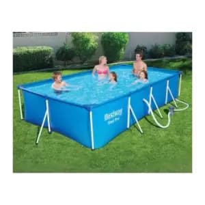 Image of 13ft Rectangular Above Ground Steel Pro Swimming Pool Set - Bestway
