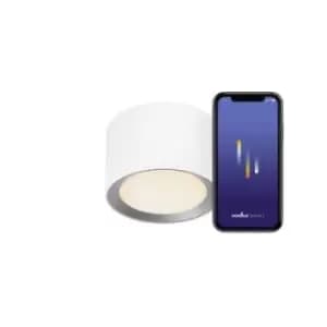 Image of Nordlux 2110840101 Landon Smart LED ceiling light LED (monochrome) LED EEC: F (A - G) 8 W White