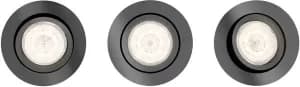 Image of Philips Lighting Shellbark 5020399P0 LED recessed light 3 Piece set 13.5 W Anthracite