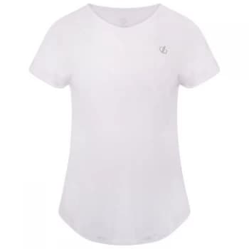 Image of Dare2B Swarovski Embellished Agleam T-Shirt - White
