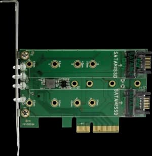 Image of M.2 SSD Card 1x Pcie nvme 2x Sata M.2