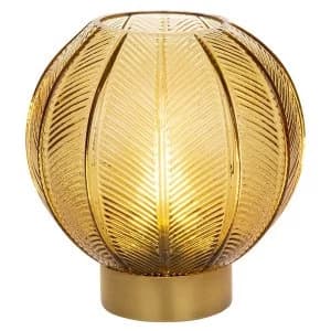Image of Edison LED Stripes Lamp Amber