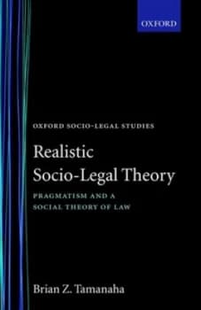 Image of Realistic Socio-Legal Theory by Brian Z Tamanaha Book