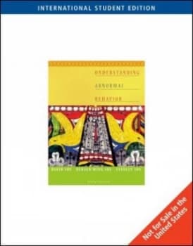 Image of Understanding Abnormal Behaviour by David Sue Paperback