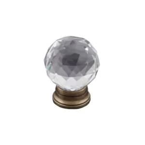 Image of BQ Antique Antique brass Classic Knob Cabinet pull D38 mm