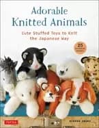 Image of adorable knitted animals cute stuffed toys to knit the japanese way