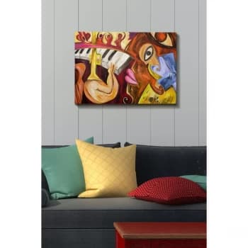 Image of Kanvas Tablo (50 x 70) - 139 Multicolor Decorative Canvas Painting