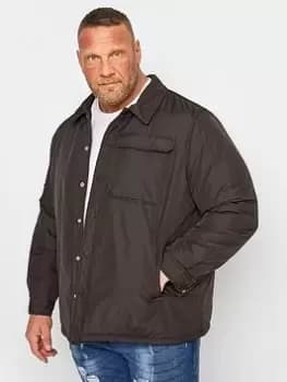 Image of BadRhino Bad Rhino Button Up Jacket Black, Size XL, Men