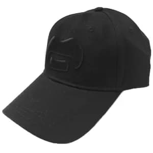 Image of Frank Zappa - Black Moustache Mens Baseball Cap - Black