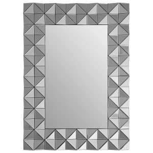 Image of Premier Housewares Soho 3D Wall Mirror - Smoked Glass