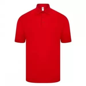Image of Casual Classics Mens Original Tech Pique Polo Shirt (L) (Red)