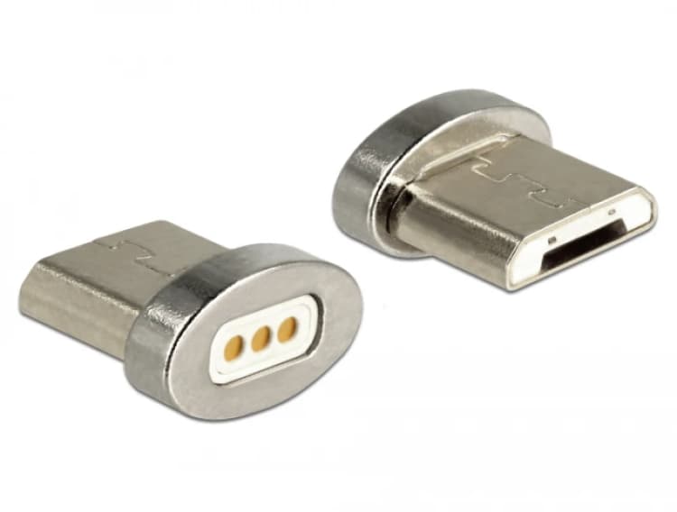 Image of DeLOCK 65929 cable gender changer USB Type Micro-B magnet interface Si