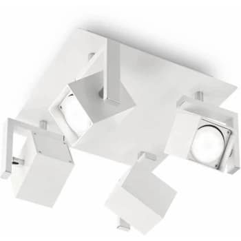 Image of Ideal Lux Lighting - Ideal Lux Mouse - 4 Light Ceiling Light White