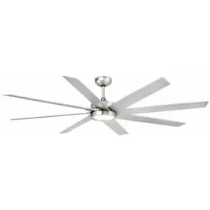 Image of Faro Century LED Matt Nickel 6 Blade Ceiling Fan With DC Motor